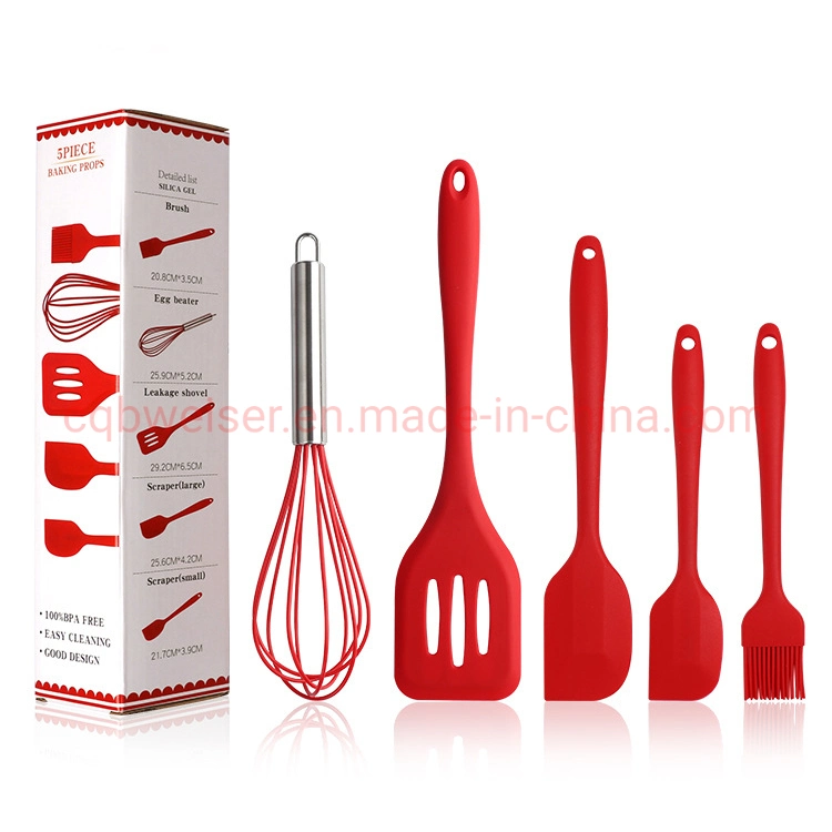 Heat Resistant Food Grade Silicone Kitchen Utensils Cheap Cooking Tools Set